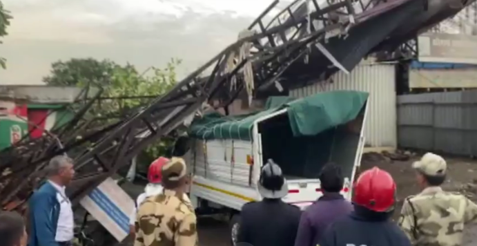 Mumbai Hoarding Collapse Pimpri-Chinchwad